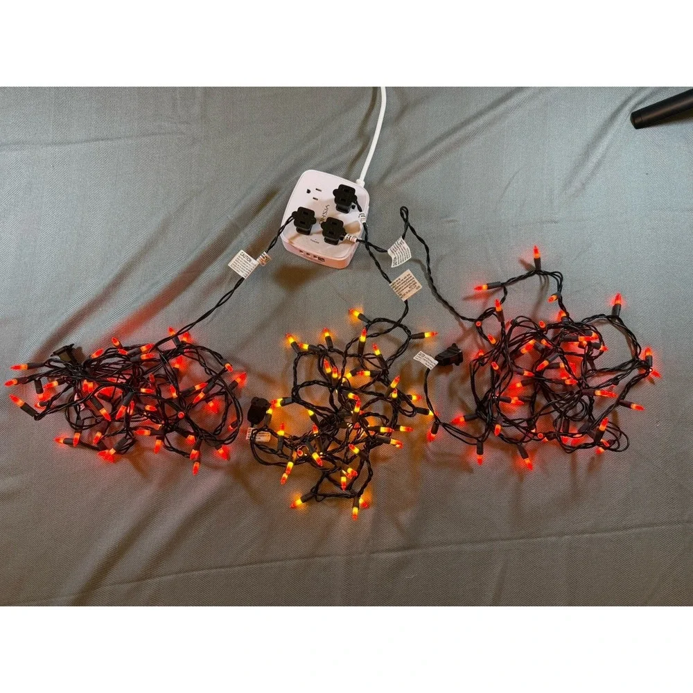 Halloween String Lights 3 Sets 12 Feet Each